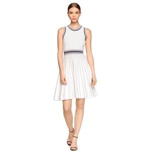MILLY dress, size P (x-small/small), white/navy blue striped, pre-owned